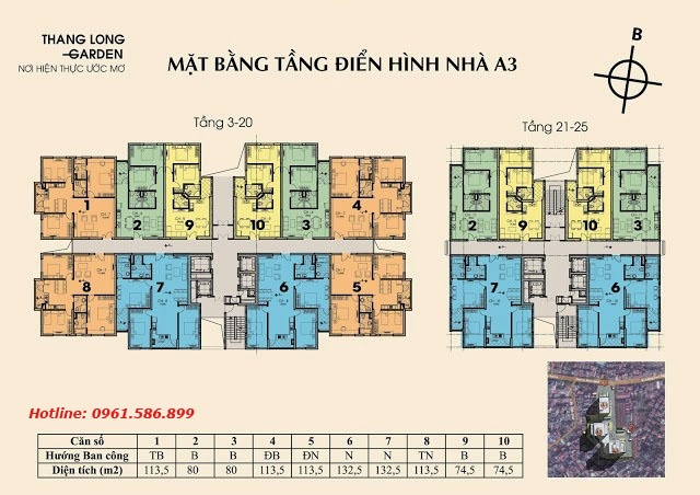 Chính chủ bán căn hộ chung cư 250 Minh Khai 74m2, giá 1.9 tỷ 5467074