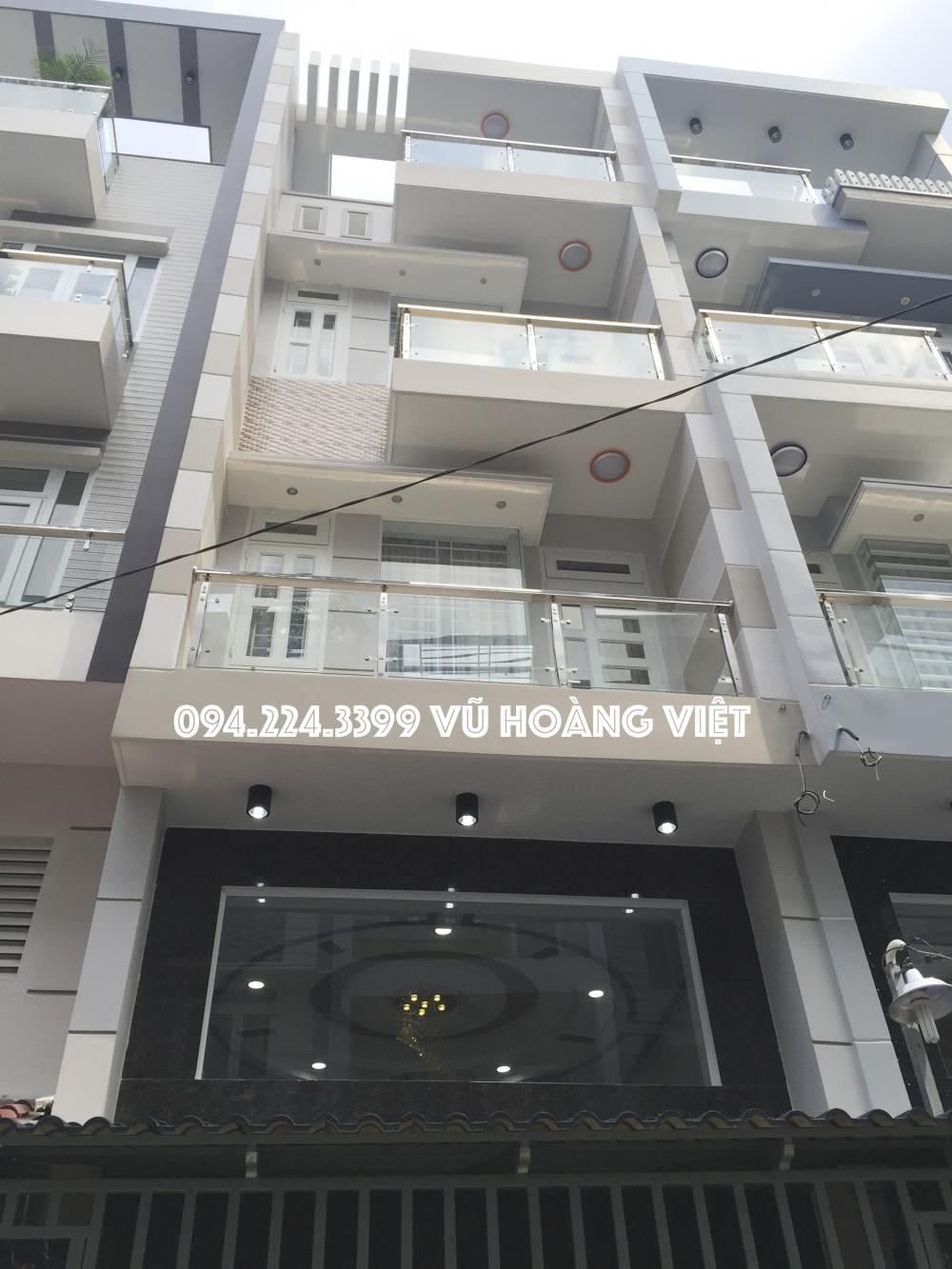 Siêu mẫu Vũ Hoàng Việt, bán nhà mới 100%, đúc 4,5 tấm đường 6m Quang Trung Gò Vấp. LH: 0942243399 6033126
