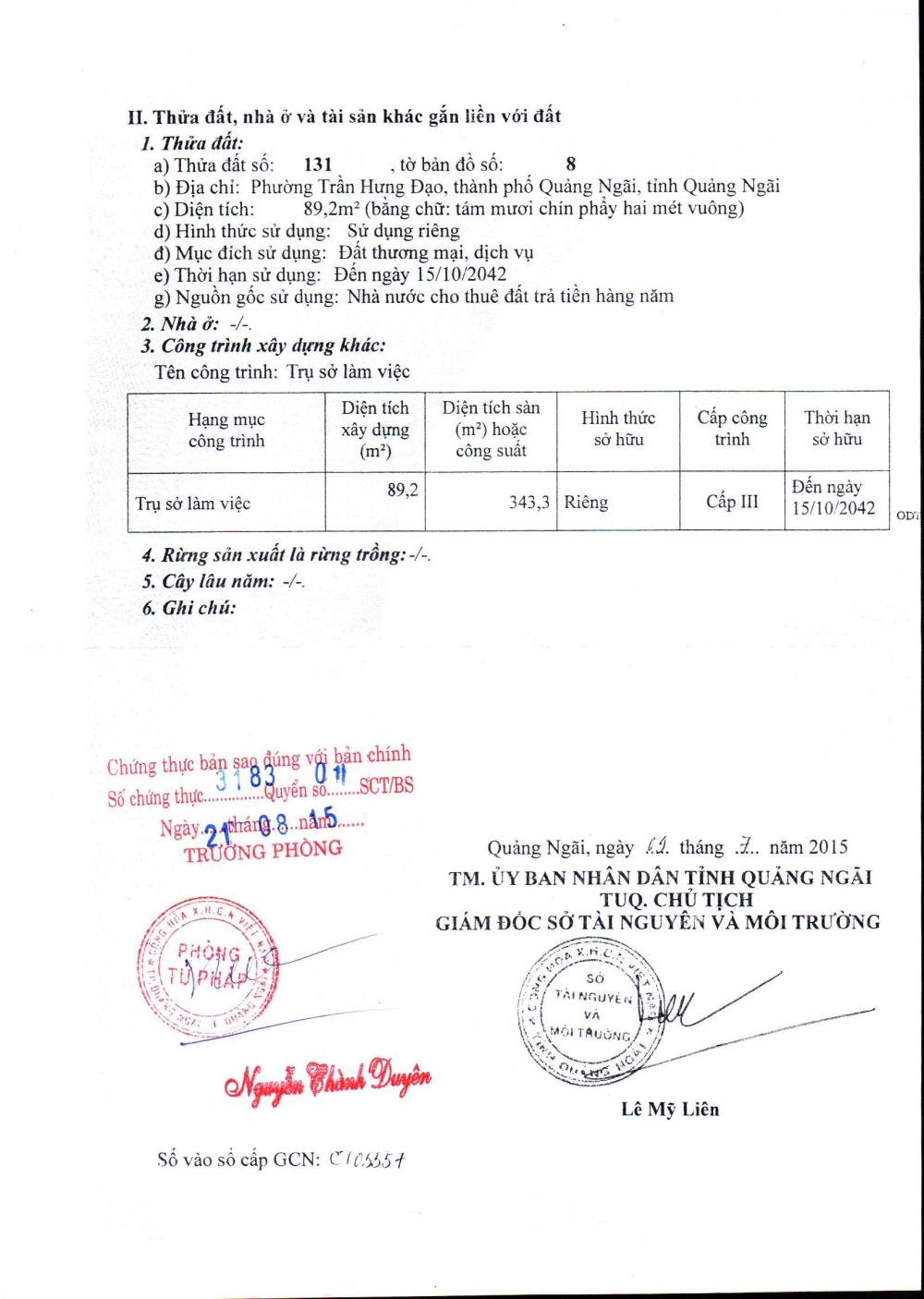 Cần cho thuê 3 lô đất (đã xây văn phòng, kho xưởng) tại thành phố Quảng Ngãi. LH 0977.209.456 6323393