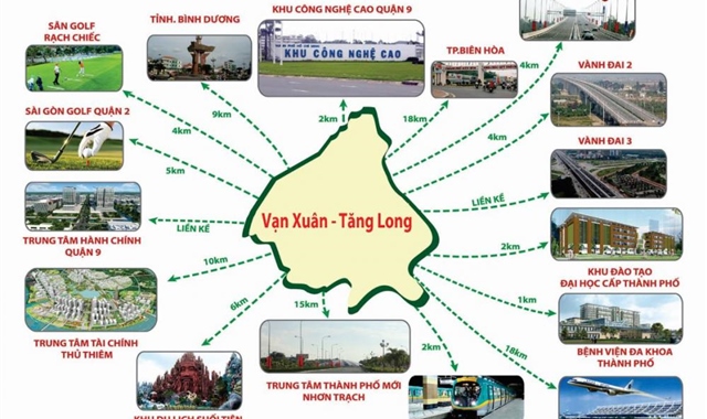Đất nền quận 9: KDC Vạn Xuân Tăng Long - giá rẻ ngay sát dự án Đông Tăng Long, đã có sổ riêng