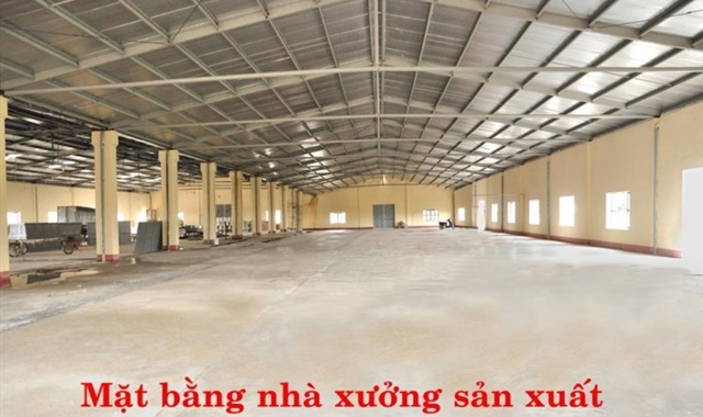 Cho thuê nhà xưởng tại Thái Bình, Đông Lâm, Tiền Hải với DTMB: 9.800m2, 0904222538