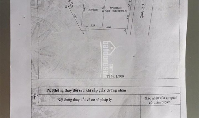 Bán đất nền 242m2 tại km8 hướng đi Hà Nội. Sổ đỏ chính chủ, mặt bằng 11x22m gần khu bến xe mới