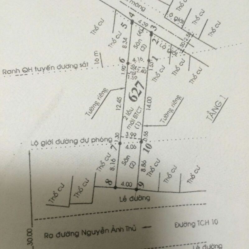  Bán nhà MT Đường TCH 10 phường Tân Chánh Hiệp, Q12